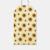 Zonnebloemen bruiloft gunst Labels Cadeaulabel (Achterkant)