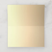 Zonnebloemen bruiloft plaatskaartje (Binnenkant ongevouwen)