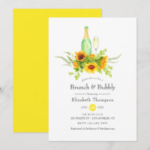 Zonnebloemen Brunch en Bubble Vrijgezellenfeest