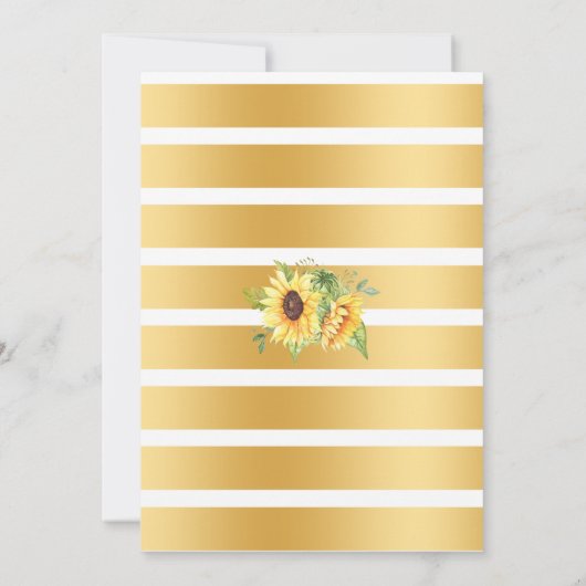 Zonnebloemen Bubbels en brouwsels Verjaardag Kaart (Achterkant)