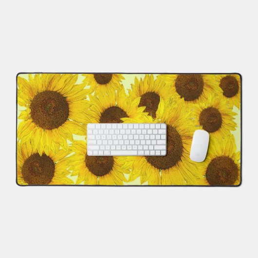 Zonnebloemen Bureaumat (Keyboard & Muis)