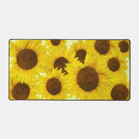 Zonnebloemen Bureaumat (Voorkant)