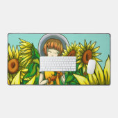 Zonnebloemen Bureaumat (Keyboard & Muis)