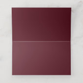 Zonnebloemen Burgundy Flowers Weduwgoedkaart Plaatskaartje (Binnenkant ongevouwen)