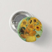 Zonnebloemen Button (Voorkant /achterkant)
