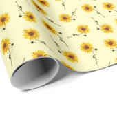 Zonnebloemen Cadeaupapier (Rol Hoek)