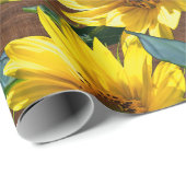 Zonnebloemen Cadeaupapier (Rol Hoek)