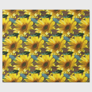 Zonnebloemen Cadeaupapier