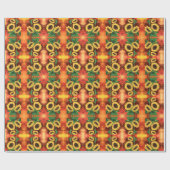 Zonnebloemen cadeaupapier (Vlak)