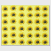 Zonnebloemen Cadeaupapier (Vlak)
