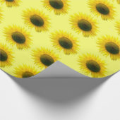 Zonnebloemen Cadeaupapier (Hoek)