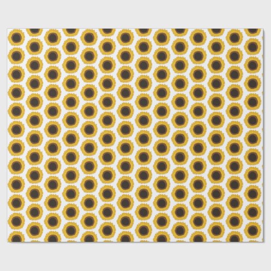 Zonnebloemen Cadeaupapier (Vlak)