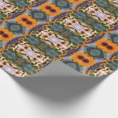 Zonnebloemen Cadeaupapier (Hoek)