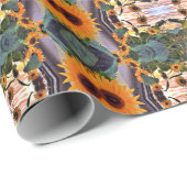 Zonnebloemen Cadeaupapier (Rol Hoek)