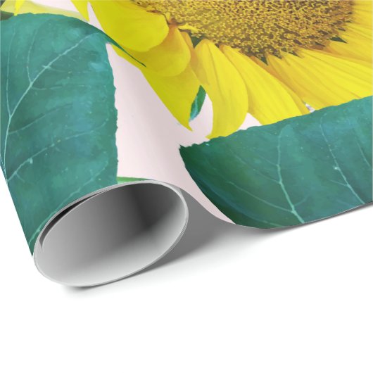 Zonnebloemen Cadeaupapier (Rol Hoek)