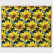 Zonnebloemen Cadeaupapier (Vlak)