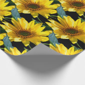 Zonnebloemen Cadeaupapier (Hoek)