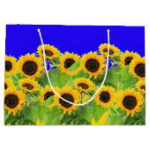 Zonnebloemen Cadeautas (Achterkant)