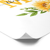 Zonnebloemen cadeautje voor mam-Moederdag, zondag Poster (Hoek)