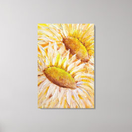Zonnebloemen Canvas Afdruk