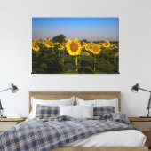 Zonnebloemen Canvas Afdruk (Insitu (Slaapkamer))