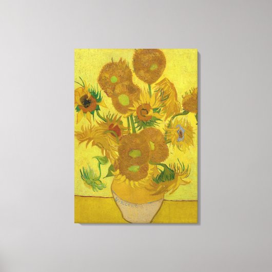 zonnebloemen canvas afdruk (Voorkant)