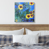 Zonnebloemen Canvas Afdruk (Insitu (Slaapkamer))