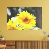 Zonnebloemen Canvas Afdruk (Insitu (Woonkamer))