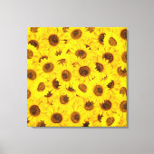 Zonnebloemen Canvas Afdruk (Voorkant)