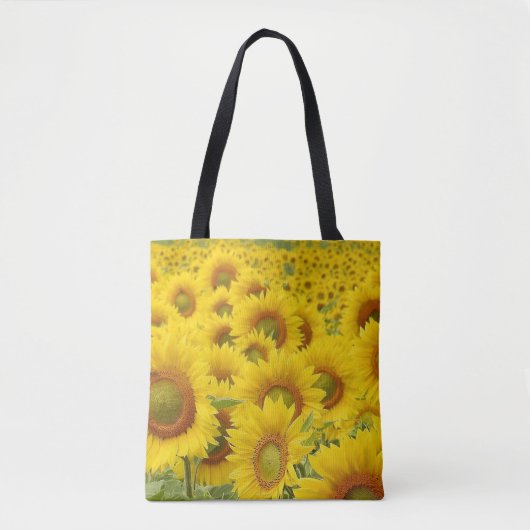 Zonnebloemen Canvas tas (Voorkant)