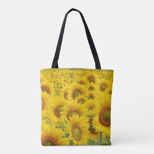 Zonnebloemen Canvas tas (Achterkant)