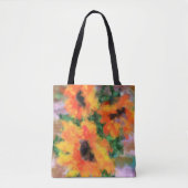 Zonnebloemen Canvas tas (Voorkant)
