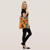 Zonnebloemen Canvas tas (Op model)