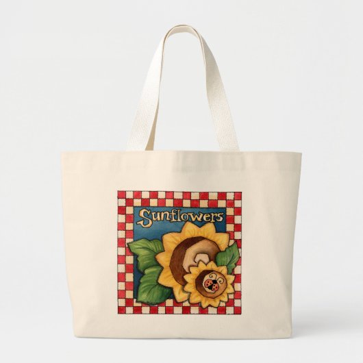 Zonnebloemen - Canvas tas (Voorkant)