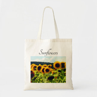 Zonnebloemen canvas tas