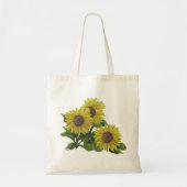 Zonnebloemen Canvas tassen (Voorkant)