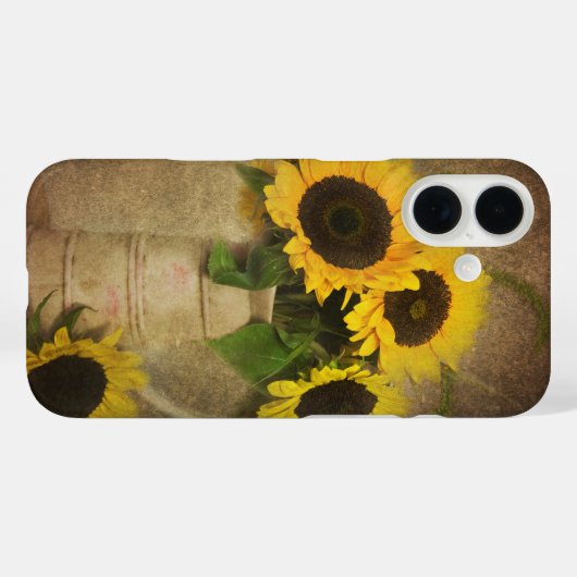 Zonnebloemen Case-Mate iPhone Case (Achterkant (horizontaal))