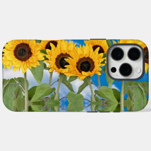 Zonnebloemen Case-Mate iPhone Case (Achterkant (horizontaal))