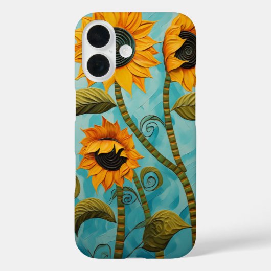 Zonnebloemen Case-Mate iPhone Case (Achterkant)