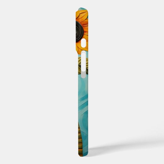 Zonnebloemen Case-Mate iPhone Case (Achterkant / Links)