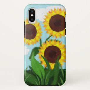 Zonnebloemen iPhone X Hoesje