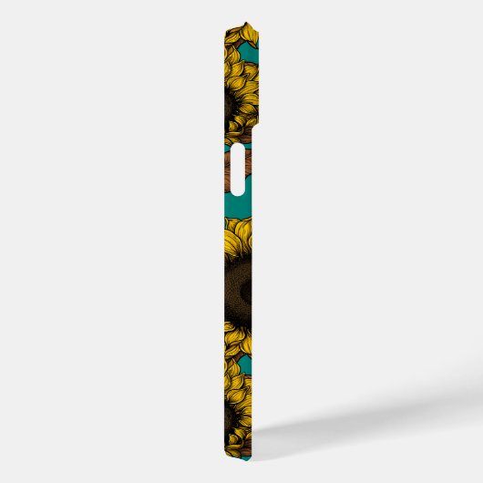 Zonnebloemen Case-Mate iPhone Case (Achterkant / Rechts)