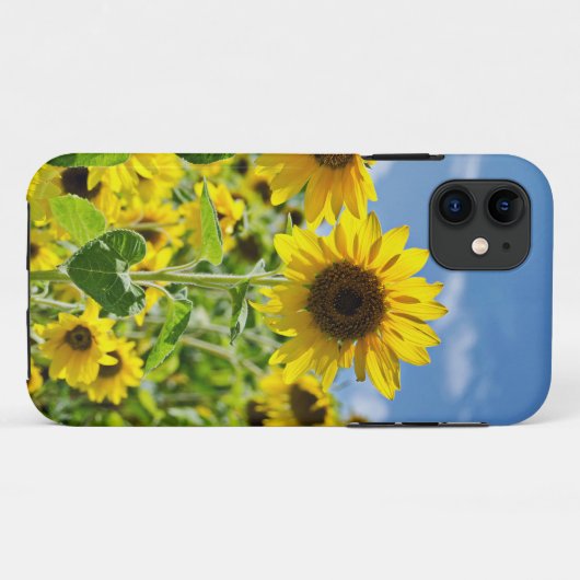 Zonnebloemen Case-Mate iPhone Case (Achterkant (horizontaal))