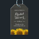 Zonnebloemen Chalkboard Vrijgezellenfeest Dank u Cadeaulabel<br><div class="desc">Robuuste zonnebloemen Elegant Chalkboard Invitation Suite. (1) Voor verdere aanpassing,  gelieve de "pas verder"verbinding aan en ons ontwerphulpmiddel te gebruiken om deze sjabloon te wijzigen. (2) Neem contact met me op als je hulp of overeenkomende objecten nodig hebt.</div>