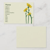 Zonnebloemen - Chubby Visitekaartje (Voorkant / Achterkant)