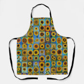 Zonnebloemen collage schort (Voorkant)