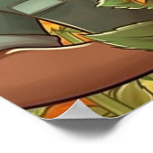 Zonnebloemen Couple voor theewerelderfgoed Poster (Hoek)