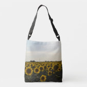 Zonnebloemen Crossbody Tas (Achterkant)