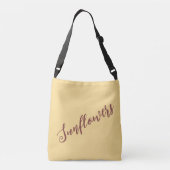 "Zonnebloemen" Crossbody Tas (Achterkant)