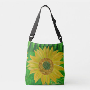 Zonnebloemen crossbody tas